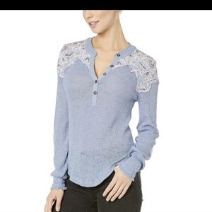 Free people lacey Henley top